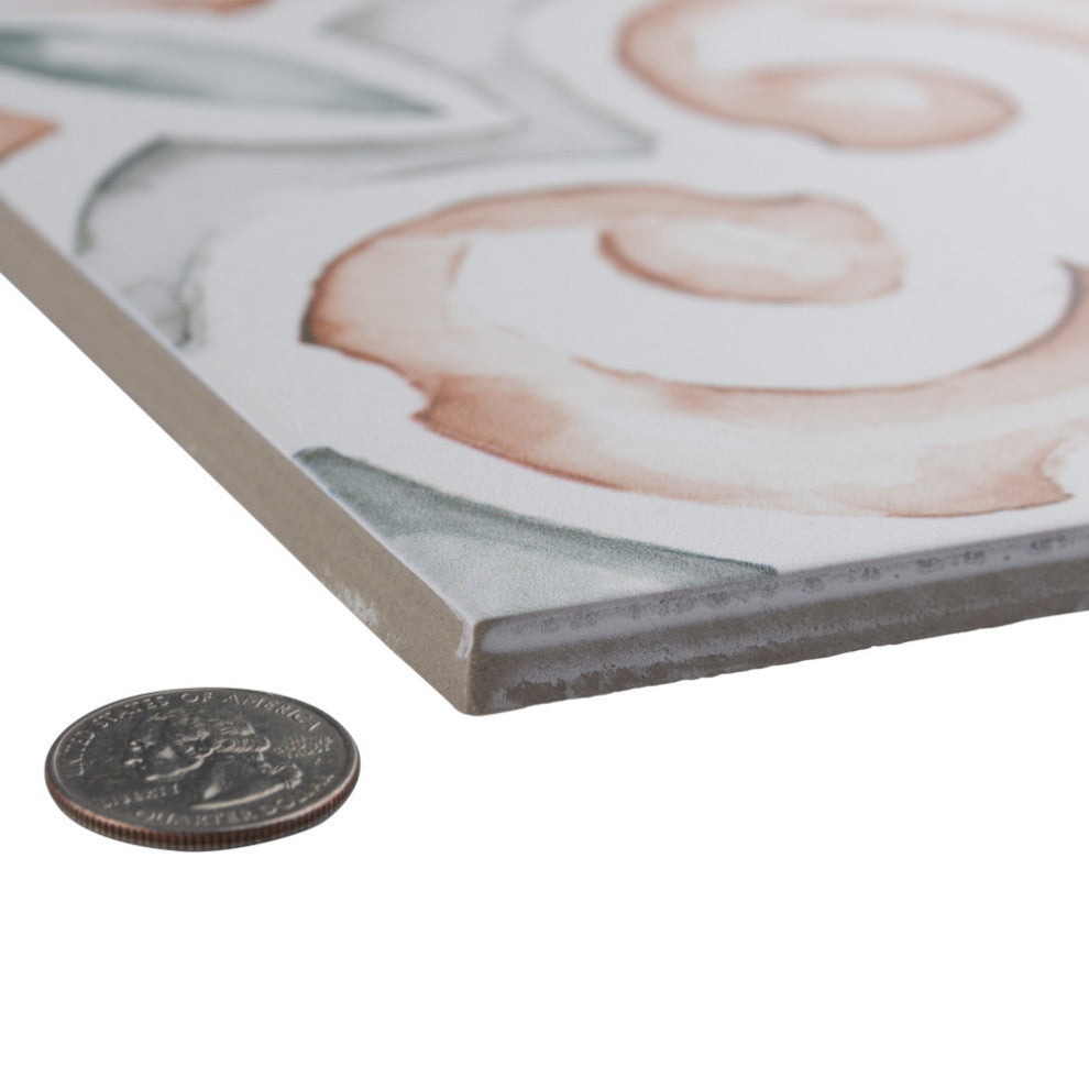 Saint Germain Chaud Deco Simone Porcelain Floor and Wall Tile