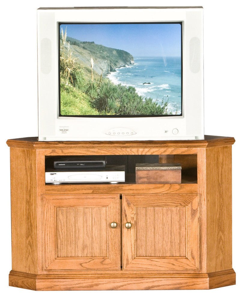 Eagle Furniture Heritage 41" Corner TV Cart, Caribbean Rum
