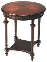 Butler Hellinger Round End Table, Cherry - 6162024