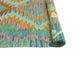 Sangat Kilim Theadore Rust/Light Green Rug, 4'2x5'7