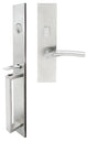 Phoenix Lever, Mortise Entry Handleset, Right Hand, Satin Stainless Steel
