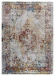 Transitional Distressed Vintage Floral Persian Medallion 4x6 Area Rug