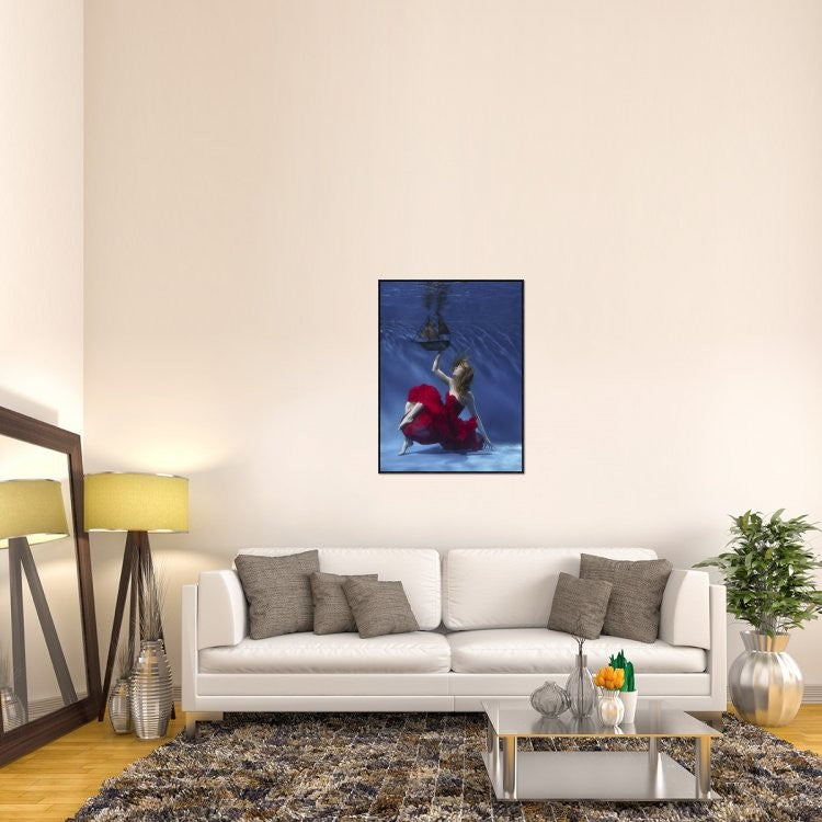 "Never Let Go" Framed Canvas Giclee by Karen Jones, 31x41"