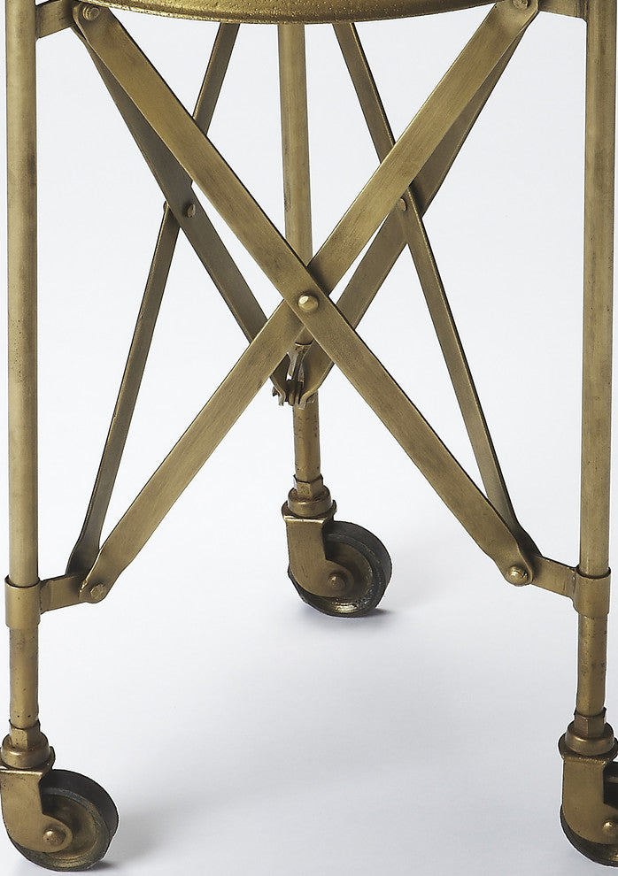 Butler Costigan Industrial Chic Accent Table, Black, Gold