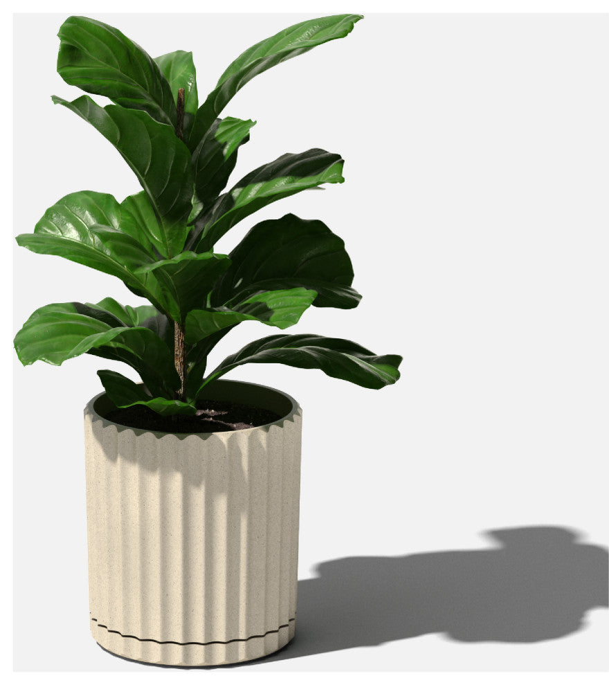 Veradek Demi Series Demi 6" Planter, Sand, 6 Inch, 1 Pack