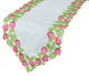 Strawberry Patch Embroidered Cutwork 15"x54" Table Runner