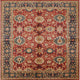 Ahgly Company Indoor Square Mid-Century Modern Area Rugs, 8' Square