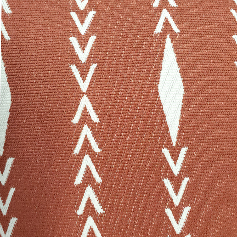 Diamond Ray Cinnamon Throw Pillow 12x20