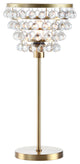 Buckingham 25" Crystal and Metal Table Lamp