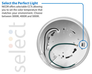 RSDSM 4" Selectable Surface Mount Downlight With PIR Motion Sensor