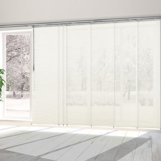 Malia 7-Panel Track Extendable Vertical Blinds 110-153"W