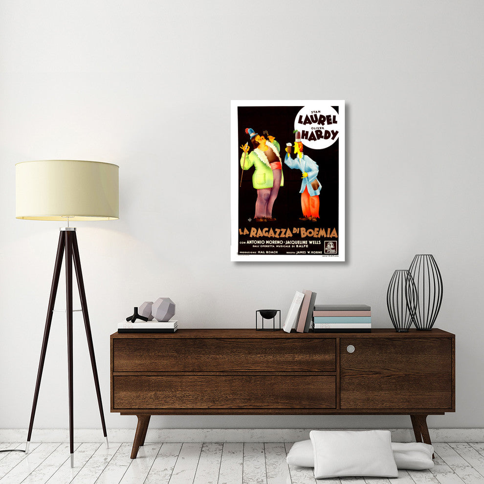 Laurel and Hardy, Italian, The Bohemian Girl, 28x40