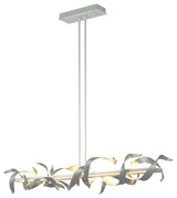 Folio Large LED Pendant - Vintage Platinum Finish