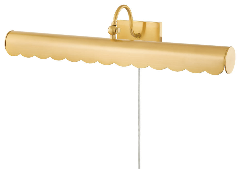 Fifi 3 Light Portable Shelf Light, Aged Brass