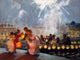 Tile Mural The Joyous Festival fireworks Backsplash Ceramic Matte
