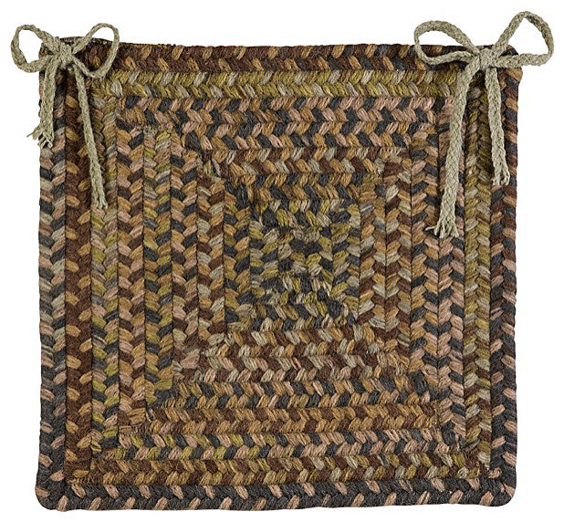 Colonial Mills Chair Pad Ridgevale Grecian Green Chair Pad
