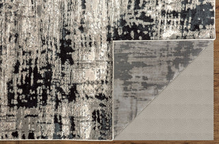 Orin R3339 Modern/Industrial Rug, Black, 13'x20'