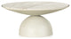 Corbett Coffee Table-Textured Matte Wht