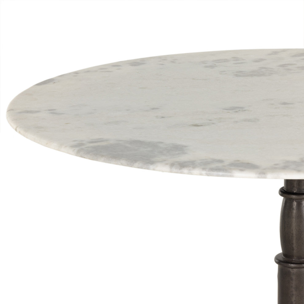 Lucy Round Dining Table 60"-Carbon Wash