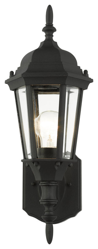 Textured Black Traditional, Historical, Outdoor Wall Lantern