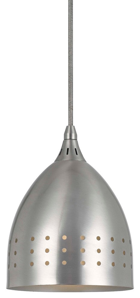 Uni Pack 120V 60W Max E27, Brushed Steel Finish, Brushed Steel