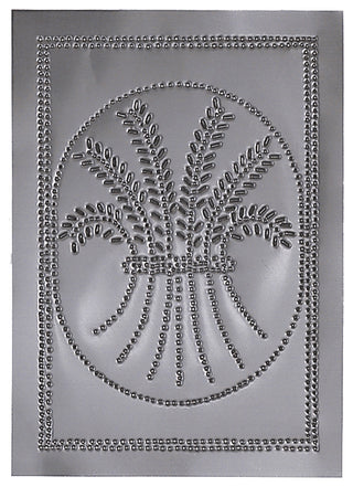 Vertical Wheat Panel in Country Tin