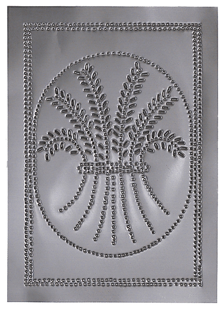 Vertical Wheat Panel in Country Tin