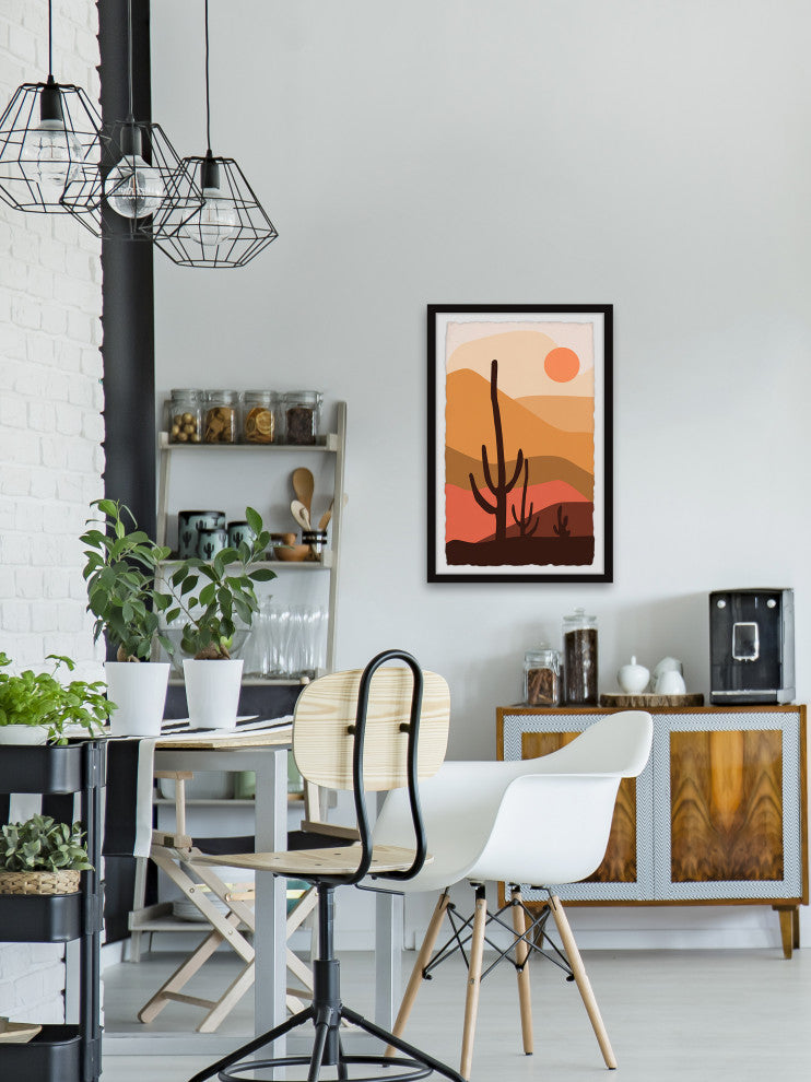 "Cactus Hill" Framed Painting Print, 30x45