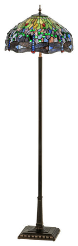 67H Tiffany Hanginghead Dragonfly Floor Lamp