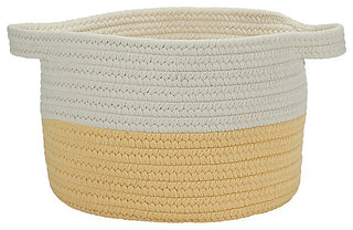 Colonial Mills Basket Beach Bum Basket Yellow Round