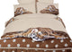 Twin Size Duvet Cover Sheets Set, Sleepy Tiger