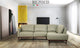 ACME Tampa Right Facing Sectional Sofa, Airy Green Leather