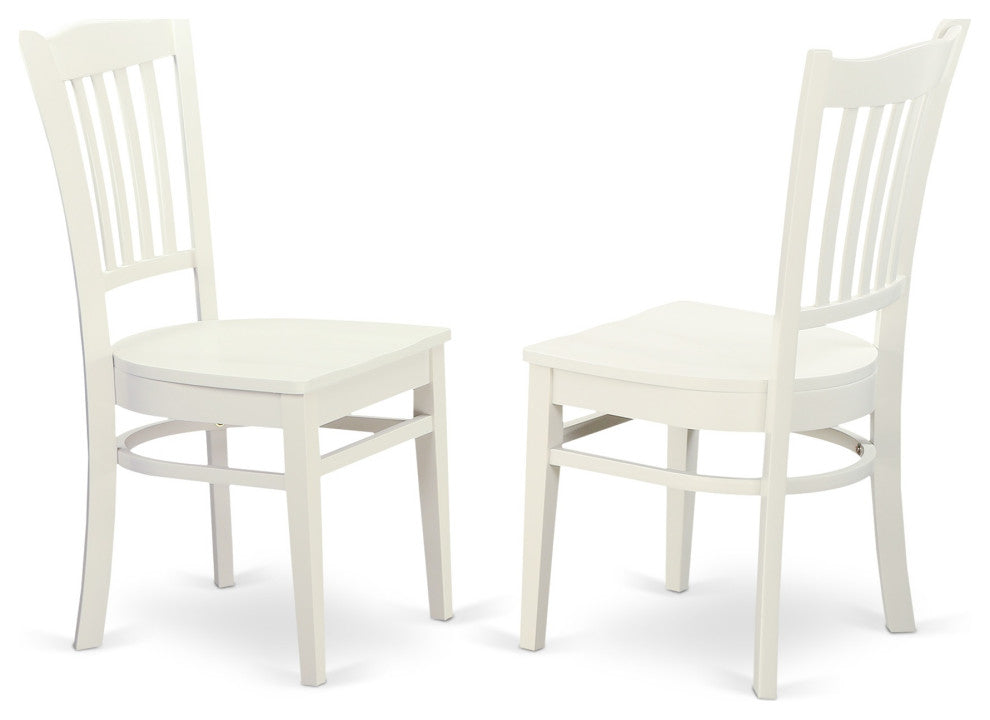 Dlgr5-Whi-W 5-Piece Kitchen Nook Dining Set-Table and 4 Kitchen Chairs