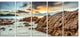 Quang Ninh Province Vietnam, Landscape Canvas Art Print, 60"x28", 5 Panels