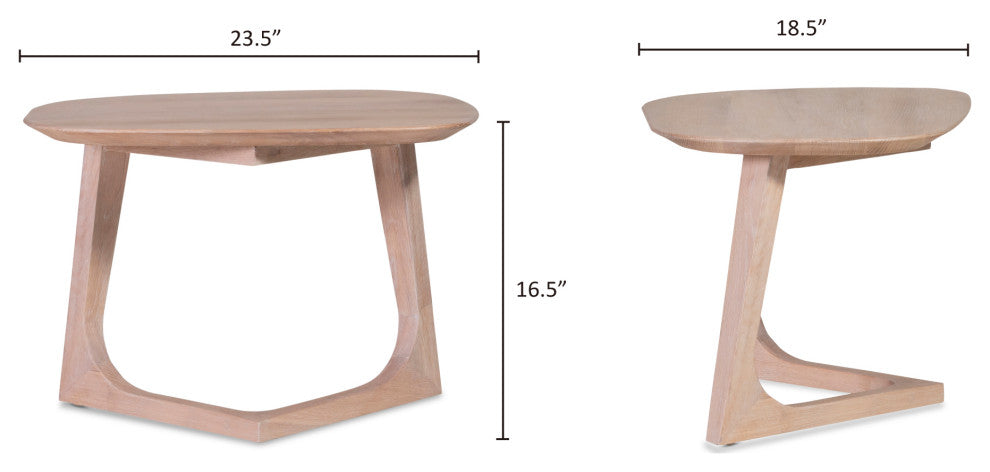 Contemporary Best Life End Table Sand