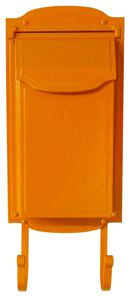 Mid Modern Asbury Vertical Mailbox, Orange