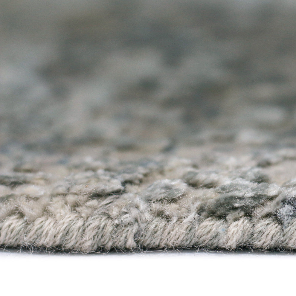 Zenith Area Rug, Gray, 10' x 14', Bordered