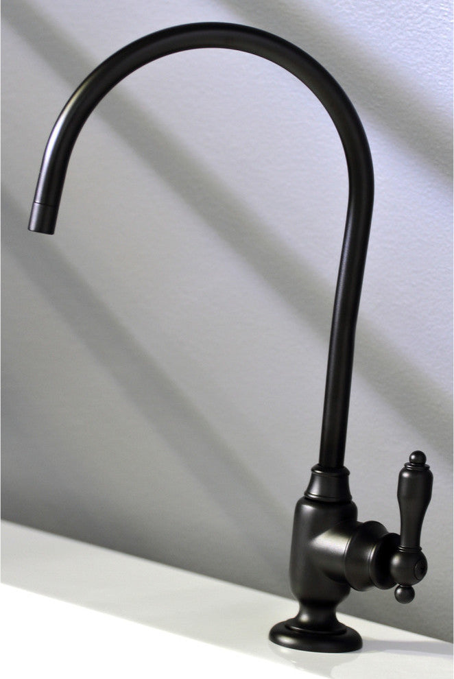 Kingston Brass Single-Handle Water Filtration Faucet, Matte Black