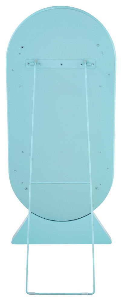 TOV Furniture Neon Floor Mirror in Blue