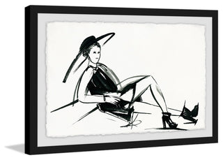 "Happy Go Lucky" Framed Painting Print, 30"x20"