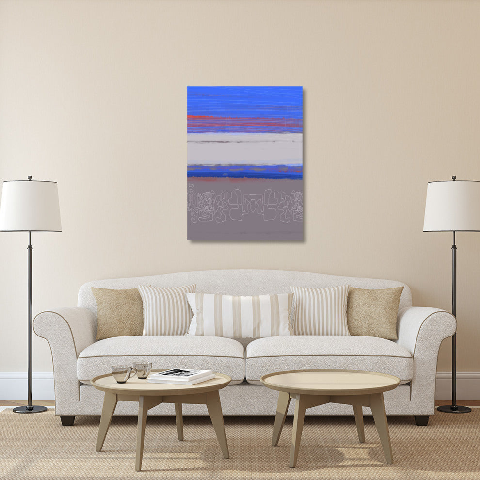 "Abstract  Blue View 1" Fine Art Print