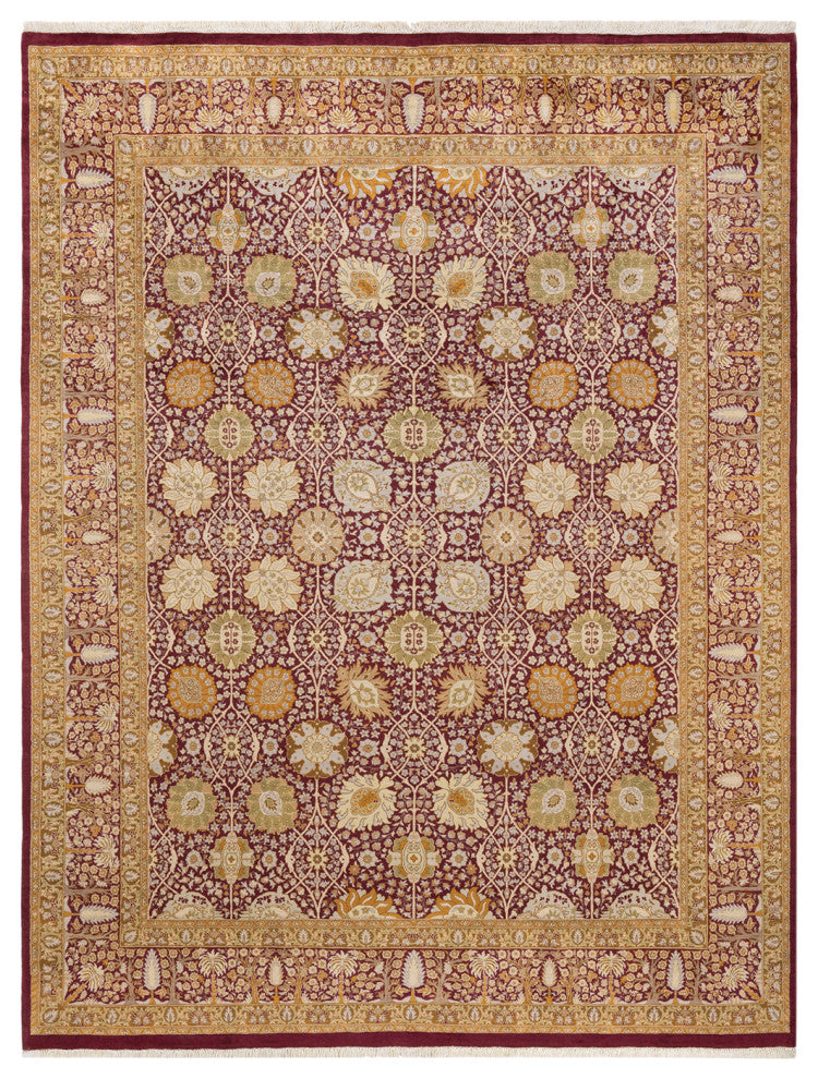 Mogul, One-of-a-Kind Hand-Knotted Area Rug  - Purple, 8' 0" x 10' 3"