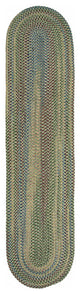 Colonial Mills Rug Worley Runner Moss Green Runner, Oval