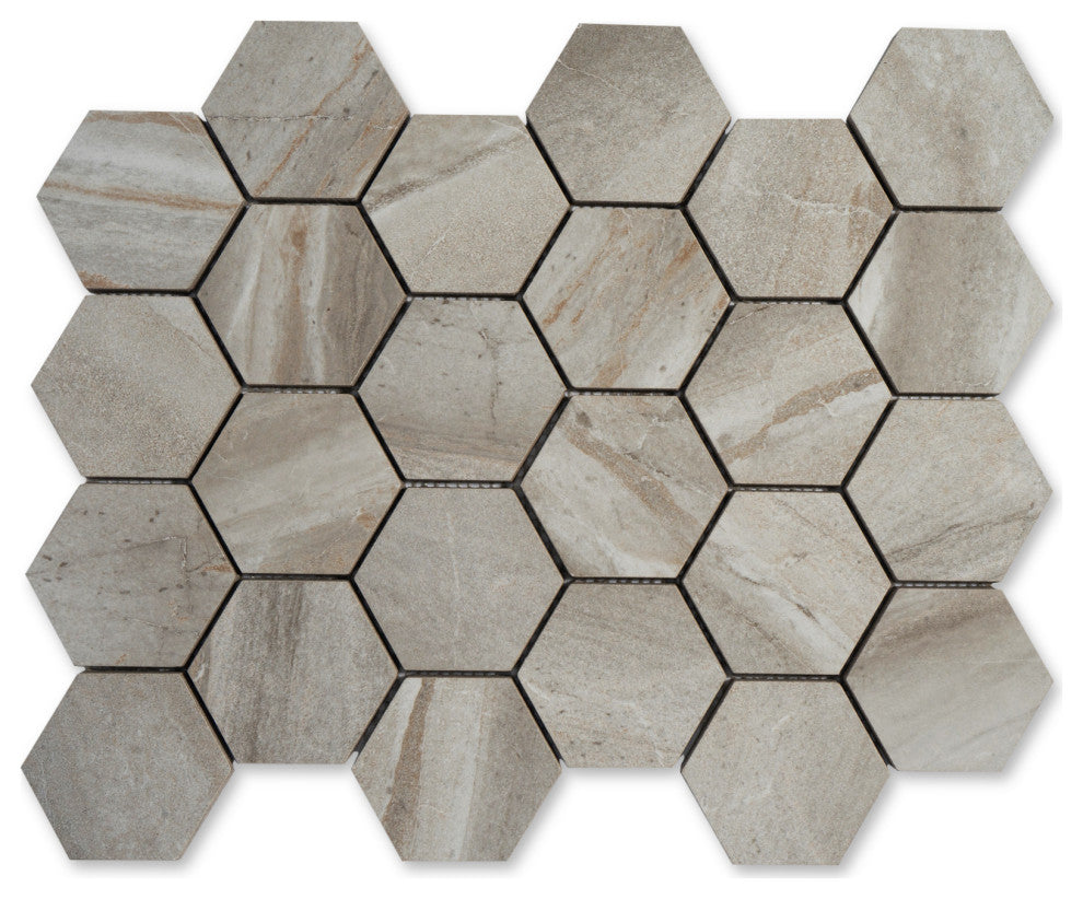 11.22'' X 14.64'' Porcelain Mosaic Wall & Floor Tile