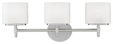 Trinity 3-Light Bath and Vanity, Satin Nickel