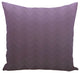 Depth Perception Stripes Print Pillow, Mulberry, 18"x18"