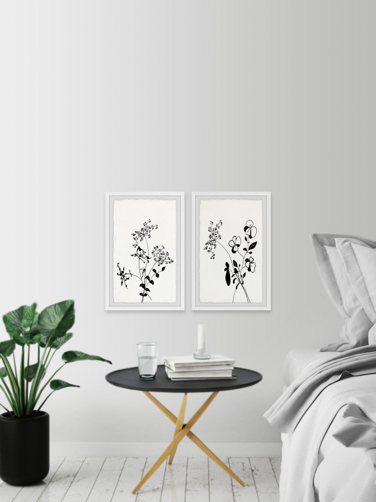 Flowers Are Happiness Diptych, Set of 2, 16x24 Panels