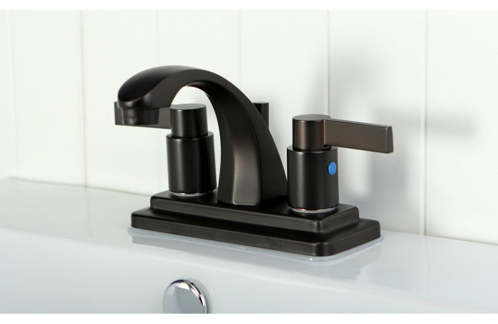 Kingston Brass 4" Centerset Bathroom Faucet, Oil Rubbed Bronze