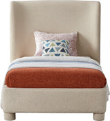 Penny Bed, Beige, Twin, Linen Textured Fabric