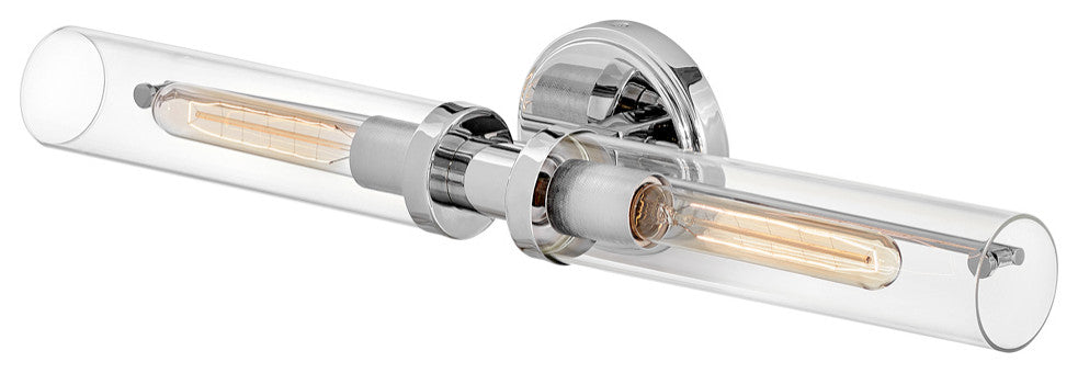 Hinkley Vaughn 25" Two Light Bath Vanity Fixture, Chrome